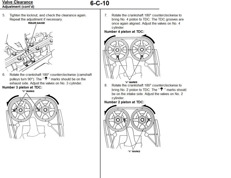 Honda b16a valve clearance